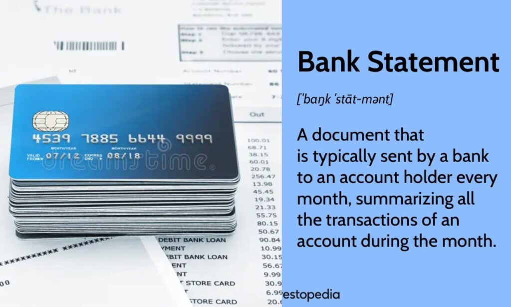 Deciphering Your Bank Statement