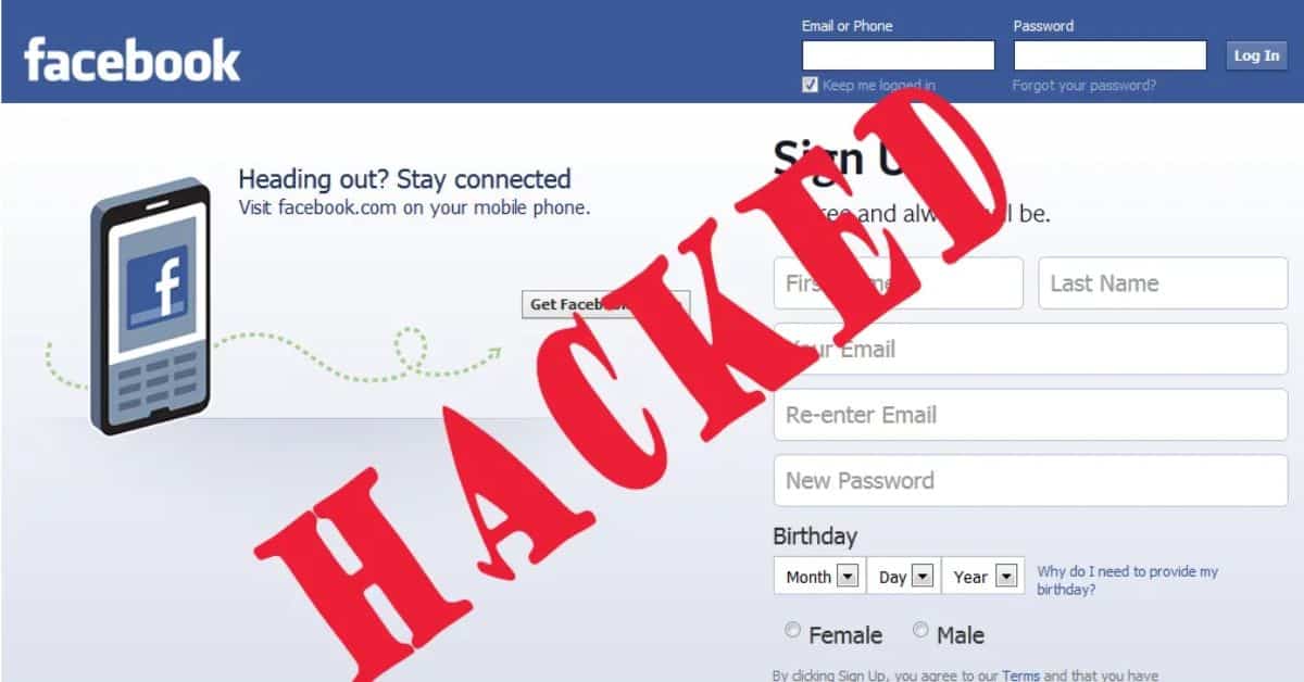 Quick guide Facebook account hacked
