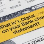 What is Int l digital charge on your bank statement?