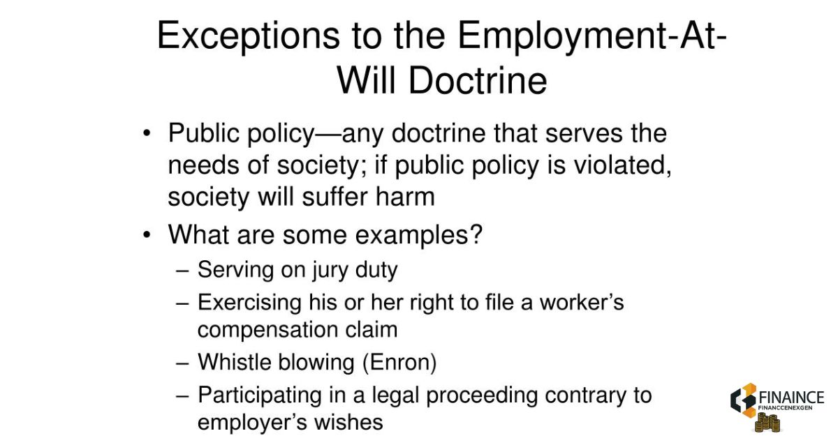 The Texas At-Will Employment Doctrine and Its Exceptions